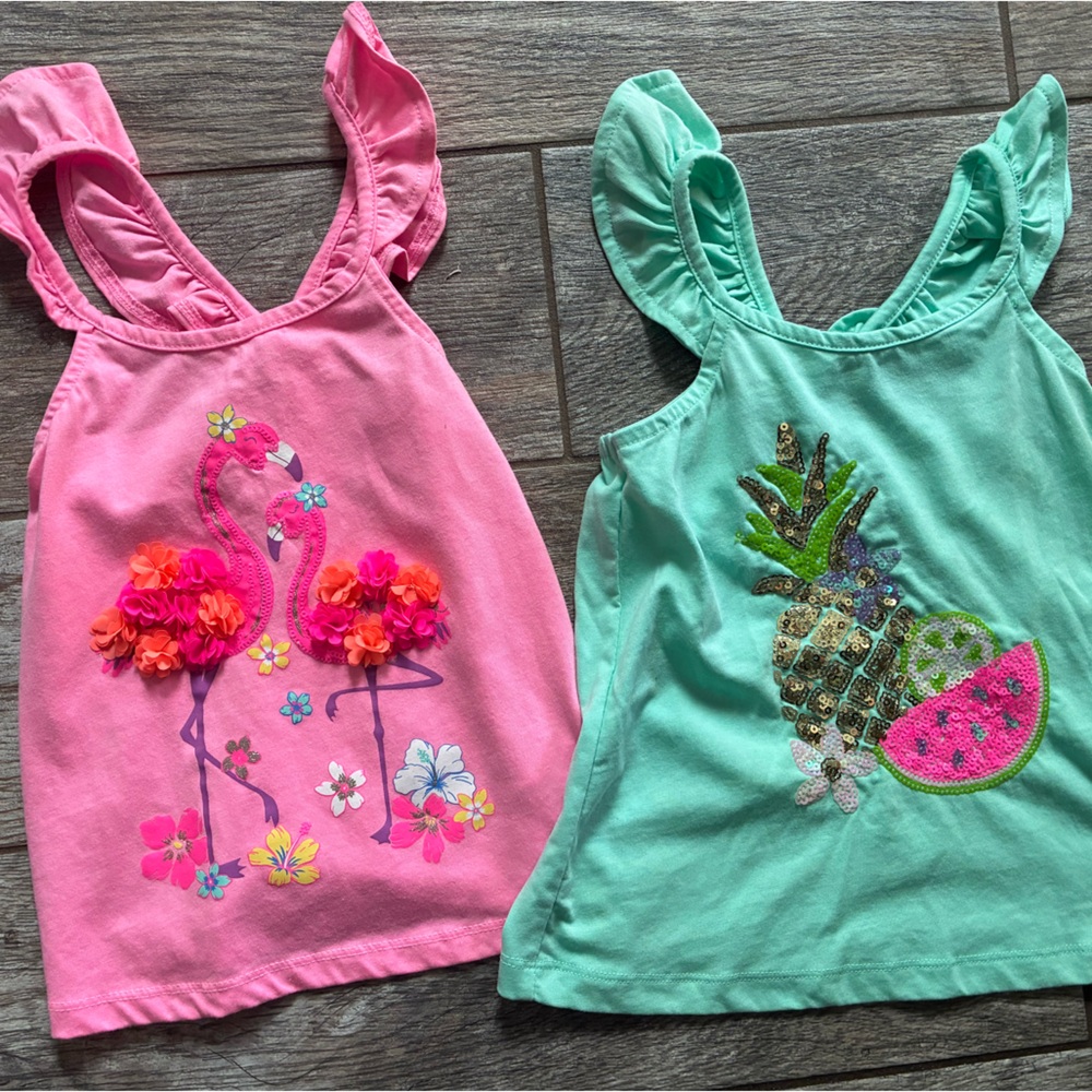 Girls Summer Tanks Isaac Mizrahi Size 5/6